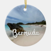 Bermuda Beach Keramik Ornament (Vorne)