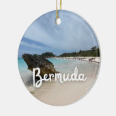 Bermuda Beach Keramik Ornament (Links)