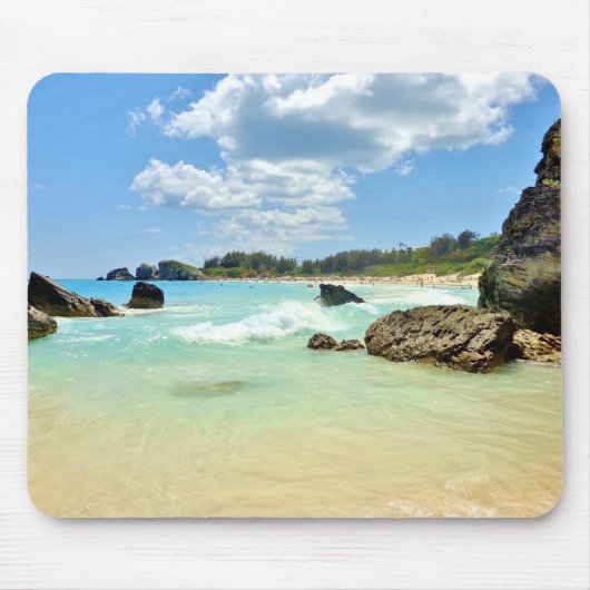 Bermuda Beach, Küstenart Foto, Seeseite, Mousepad (Vorne)