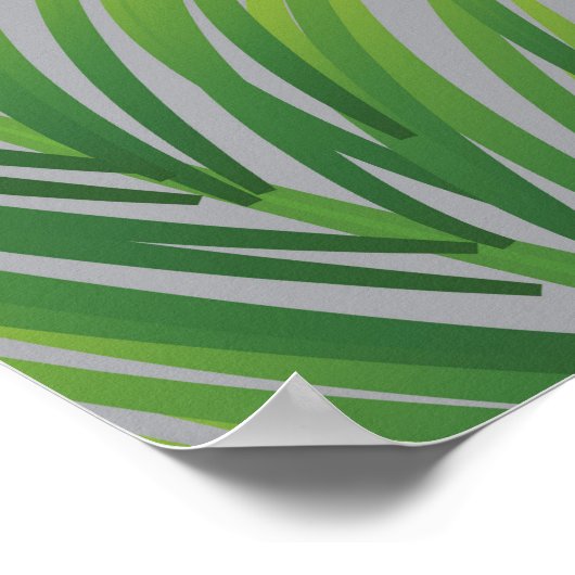 Bermuda Beach Scooter Reiseplakat Poster (Ecke)