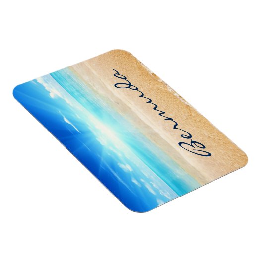Bermuda Beach Sunrise Magnet (Rechte Seite)