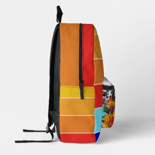 Bermuda Bedruckter Rucksack (Links)