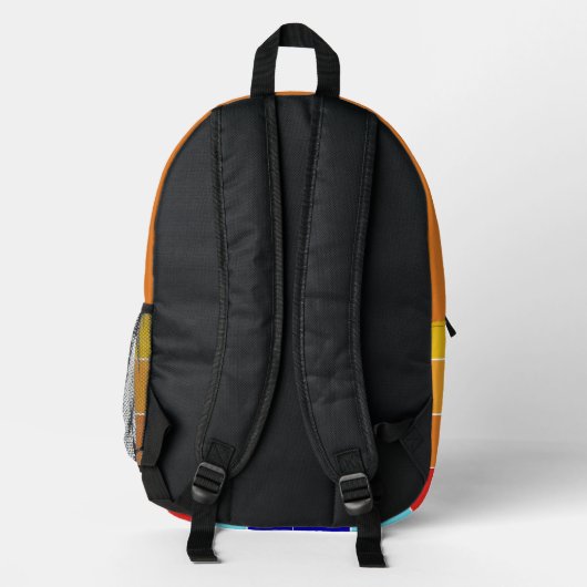 Bermuda Bedruckter Rucksack (Rückseite)