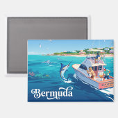 Bermuda Bermuda Magnet (Vorderseite/Rückseite)