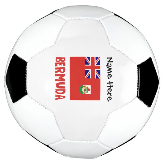 Bermuda Bermudian Flag Personalisiert Fußball (Gedreht)