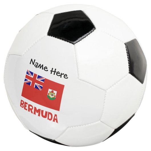 Bermuda Bermudian Flag Personalisiert Fußball (Dreiviertel)