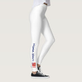Bermuda Bermudian Flag Personalisiert Leggings (Rechts)