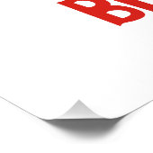 Bermuda Bermudian Flag Personalisiert Poster (Ecke)