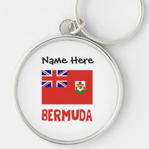 Bermuda Bermudian Flag Personalisiert Schlüsselanhänger