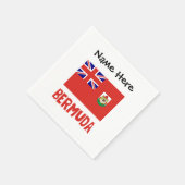 Bermuda Bermudian Flag Personalisiert Serviette (Ecke)