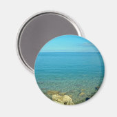 Bermuda Blue Green Waters Magnet (Vorderseite/Rückseite)