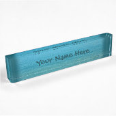 Bermuda Blue Green Waters Namensplakette