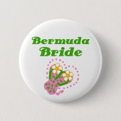 Bermuda-Braut Button (Vorderseite)