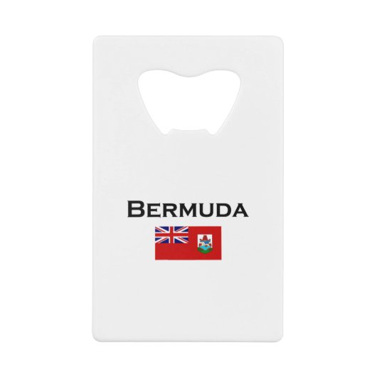 Bermuda Country Flag Light Color Geldbeutel Flaschenöffner (Vorderseite)
