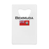 Bermuda Country Flag Light Color Geldbeutel Flaschenöffner (Rückseite)
