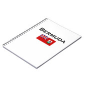 Bermuda Country Flag Light Color Notizblock (Linke Seite)