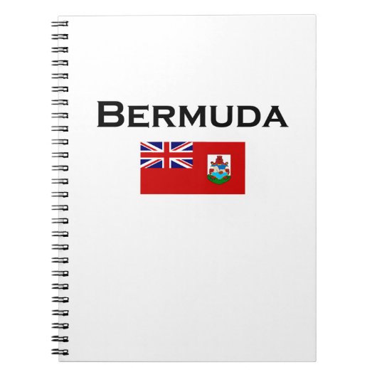 Bermuda Country Flag Light Color Notizblock (Vorderseite)