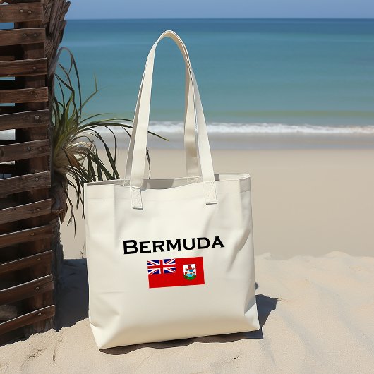 Bermuda Country Flag Light Color Tragetasche