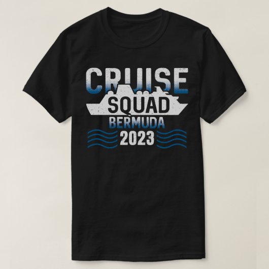 Bermuda Cruise Squad 2023 T-Shirt (Design vorne)