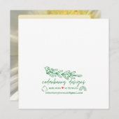 Bermuda Daisy Flat Card Feiertagskarte (Vorne/Hinten)