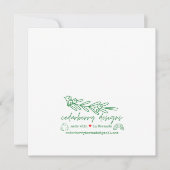 Bermuda Daisy Flat Card Feiertagskarte (Vorderseite)