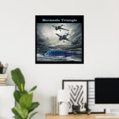 Bermuda-Dreieck Poster (Heimbüro)