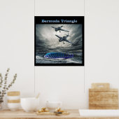 Bermuda-Dreieck Poster (Küche)