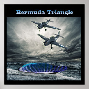 Bermuda-Dreieck Poster