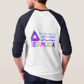 BERMUDA-DREIECK-Shirt, doppelseitig T-Shirt (Rückseite)