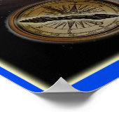 Bermuda-Dreieckposter Poster (Ecke)