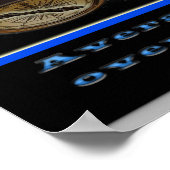 Bermuda-Dreieckposter Poster (Ecke)