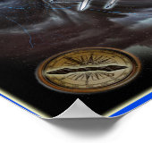 Bermuda-Dreieckposter Poster (Ecke)