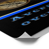 Bermuda-Dreieckposter Poster (Ecke)