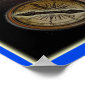 Bermuda-Dreieckposter Poster (Ecke)