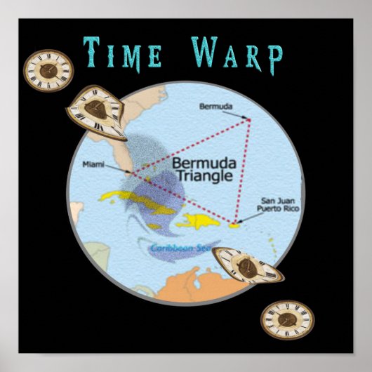 Bermuda-Dreiecksprodukte Poster (Vorne)