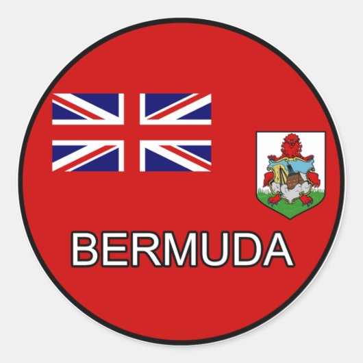 Bermuda Euro Sticker (Vorderseite)