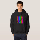 Bermuda Farbige Blasen Hoodie (Vorne ganz)