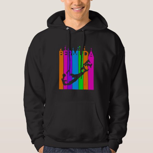 Bermuda Farbige Blasen Hoodie (Vorderseite)