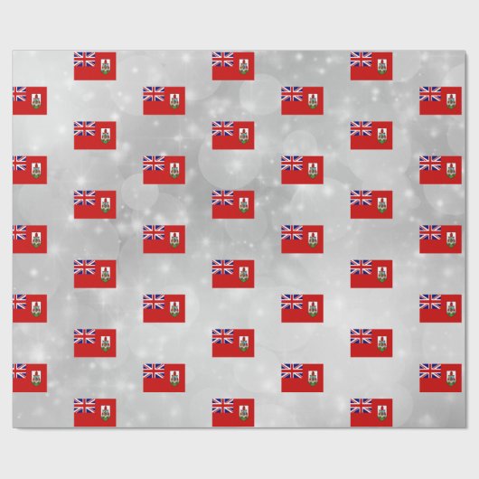 Bermuda Flag Geschenkpapier (Flach)