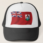Bermuda Flag Hat Truckerkappe (Vorderseite)