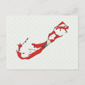 Bermuda Flag Karte (Vorderseite)