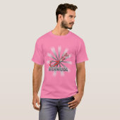 Bermuda Flag Karte 2.0 T-Shirt (Vorne ganz)