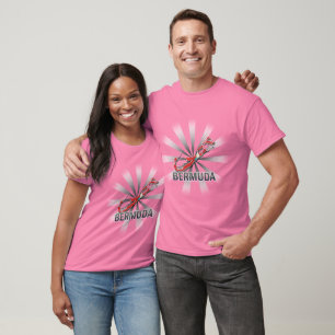 Bermuda Flag Karte 2.0 T-Shirt