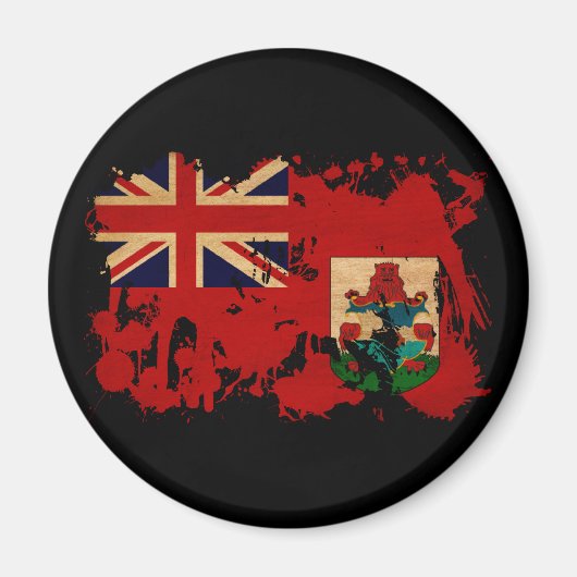 Bermuda Flag Magnet (Vorne)