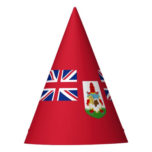 Bermuda-Flag-Party Partyhütchen (Vorderseite)