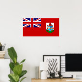 Bermuda Flag Poster (Heimbüro)