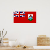 Bermuda Flag Poster (Küche)