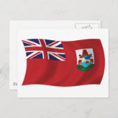 Bermuda Flag Postkarte (Vorne/Hinten)