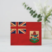 Bermuda Flag Postkarte (Stehend Vorderseite)
