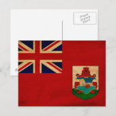 Bermuda Flag Postkarte (Vorne/Hinten)